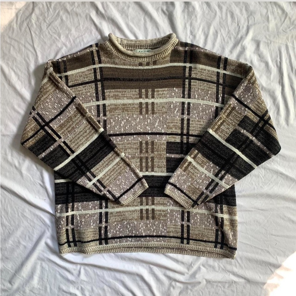 Vintage Grandpa Knit Sweater
